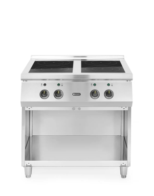 Fourneau Cuisinière à induction avec 4 foyers